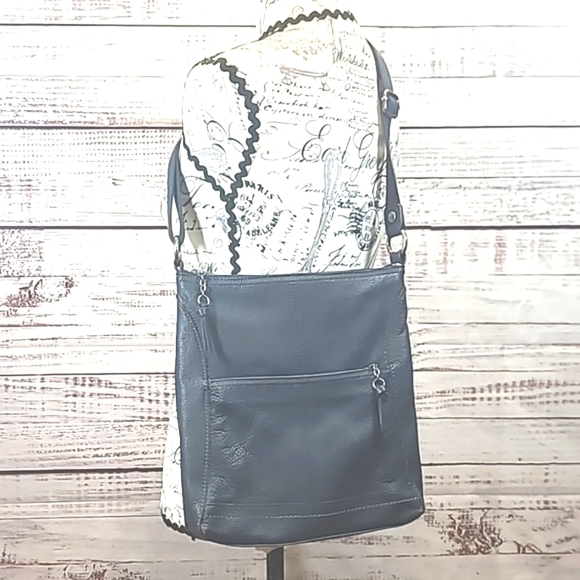 The Sak Handbags - the sak blue pebbled leather crossbody